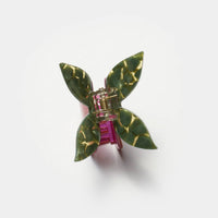 Red Pomegranate Fruit Hair Claw with Butterfly Clip Handle - Parkette.