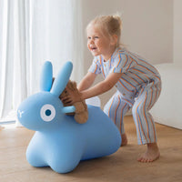 Hoppi Bouncing Bunny - Blue - Parkette.