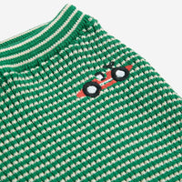 Baby Racecar Knitted Footed Leggings - Parkette.