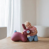 Hoppi Bouncing Bunny - Burgundy - Parkette.