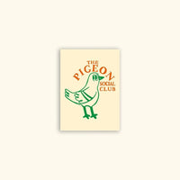 Pigeon Social Club Postcard
