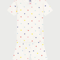 Heart Print Short Pajamas