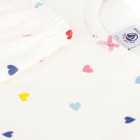 Heart Print Short Pajamas