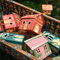 Gingerbread House Screen-Printed Board Decoration