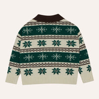 Green Bands Cardigan - Parkette.