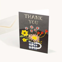Floral Thank You Greeting Card
