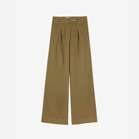 Womens Pleated Wide Leg Pants - Parkette.