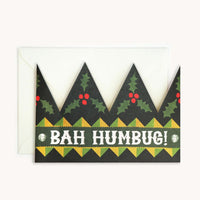 Bah Humbug Party Hat Card - Parkette.