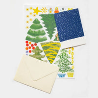'Make Your Own Christmas Cards' Christmas Tree Set - Parkette.