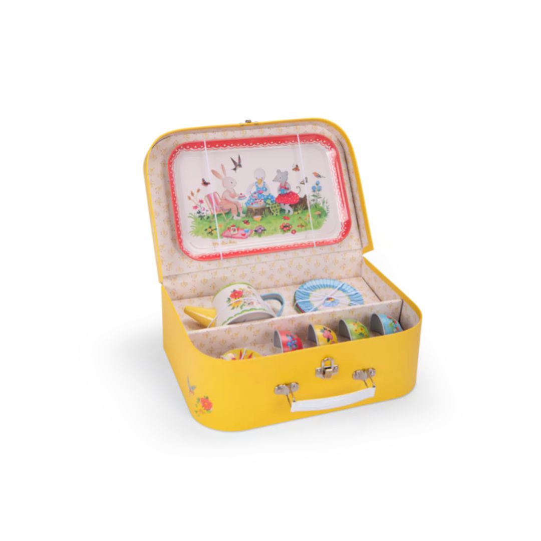 La Grande Famille Metal Tea Set | Parkette.