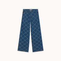 Flowers Grid Berta Denim