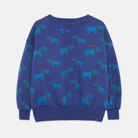 Blue Dog All Over Sweatshirt - Parkette.