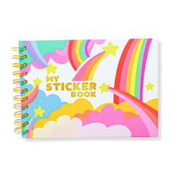 Hardcover Retro Style Sticker Book - Parkette.