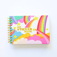 Hardcover Retro Style Sticker Book - Parkette.