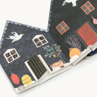 Fisherman's Huts Concertina Greeting Card