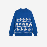 Womens Farm Jacquard Oversize Jumper - Parkette.