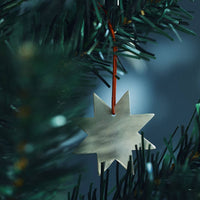 Silver Plated Snow Flake Ornament (A) - Parkette.