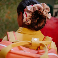 Tartan Scrunchie - Fern + Rosehip