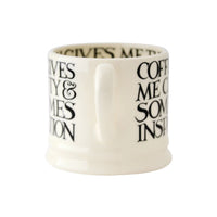 Black Toast All Over Small Mug