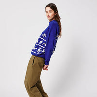Womens Farm Jacquard Oversize Jumper - Parkette.