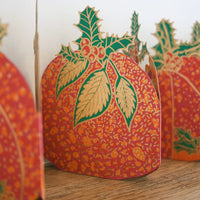 Christmas Puddings Concertina Garland