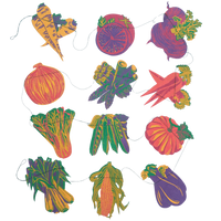 Vegetable Sewn Garland - Parkette.