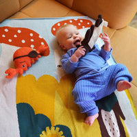 Trees & Creature Cotton Mini Blanket - Parkette.