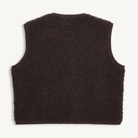 Adult Merino Wool Vest - Chocolate Brown - Parkette.