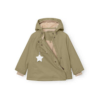 Matwang Fleece Lined Winter Jacket - Aloe Green - Parkette.