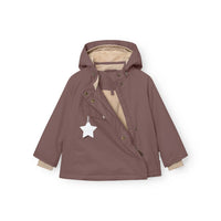 Matwang Fleece Lined Winter Jacket - Peppercorn Plum - Parkette.