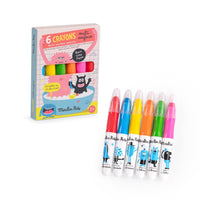 Les Schmouks Set of 6 Multisurface Crayons