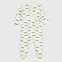 Brushed Cotton Crocodile Baby Pajamas - Parkette.