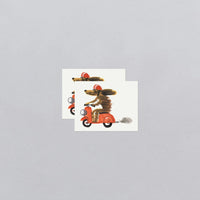 Moto Pup Temporary Tattoo Pair - Parkette.