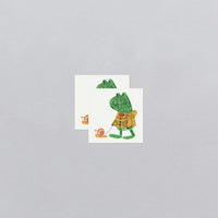 Frog & Snail Temporary Tattoo Pair - Parkette.