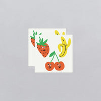 Glitter Fruit Faces Temporary Tattoos - Parkette.