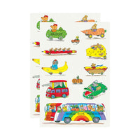 Things That Go Tattoo Sheet - Parkette.