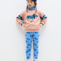 Blue Dog All Over Leggings - Parkette.