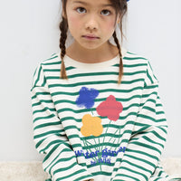 Winter Garden Striped Long Sleeve T-Shirt - Parkette.