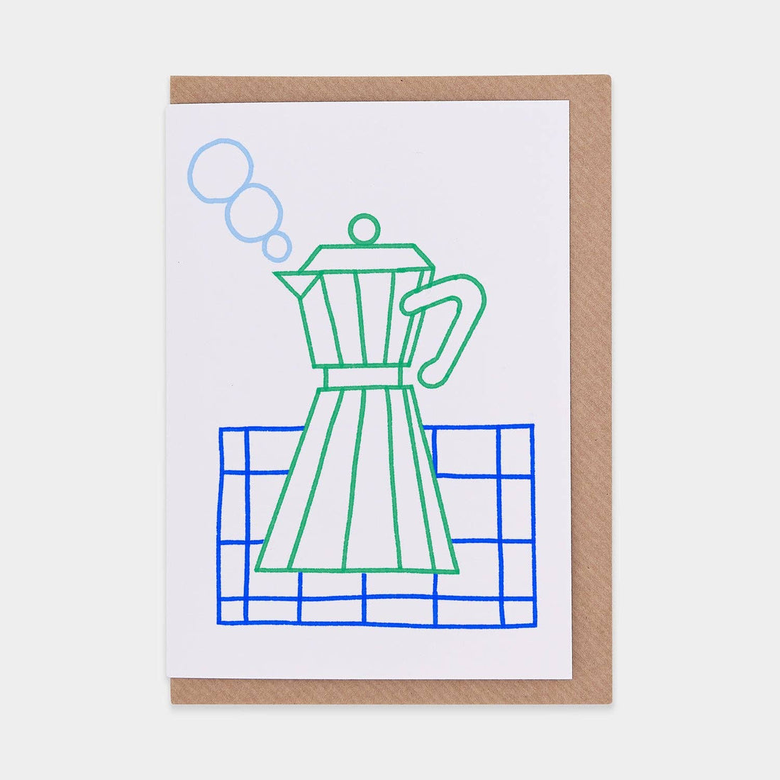 Morning Coffee Greeting Card - Parkette.