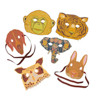 Animal Fancy Dress Face Masks - Parkette.
