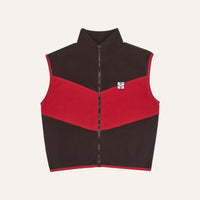 Color Block Zipped Vest - Parkette.