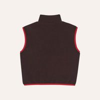 Color Block Zipped Vest - Parkette.