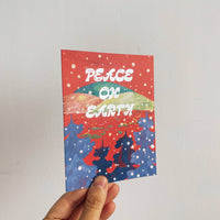 Peace On Earth Winter Landscape Card - Parkette.