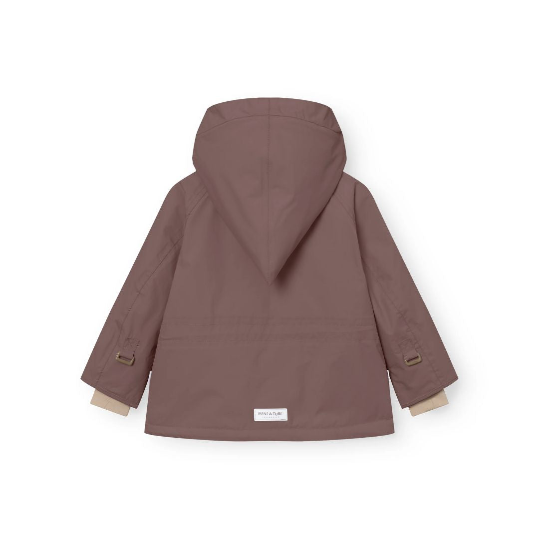 Matwang Fleece Lined Winter Jacket - Peppercorn Plum - Parkette.
