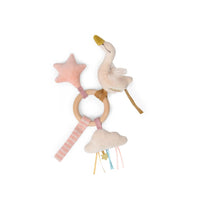 La Petite Ecole de Danse Swan Wooden Ring Rattle - Parkette.