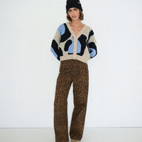 Nora Animal Print Cardigan - Parkette.