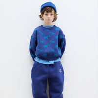 Blue Dog All Over Sweatshirt - Parkette.