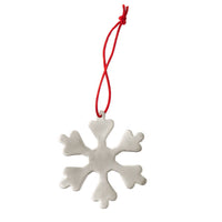 Silver Plated Snow Flake Ornament (B) - Parkette.