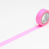 MT Washi Tape - Shocking Pink (15mm) - Parkette.