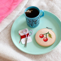 Cherry Cross Stitch Kit for Beginners